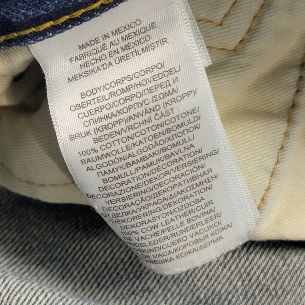 Polo Ralph Lauren Jeans Mens 38x32 Military Tiger Patchwork Varick Slim Straight - Picture 10 of 16